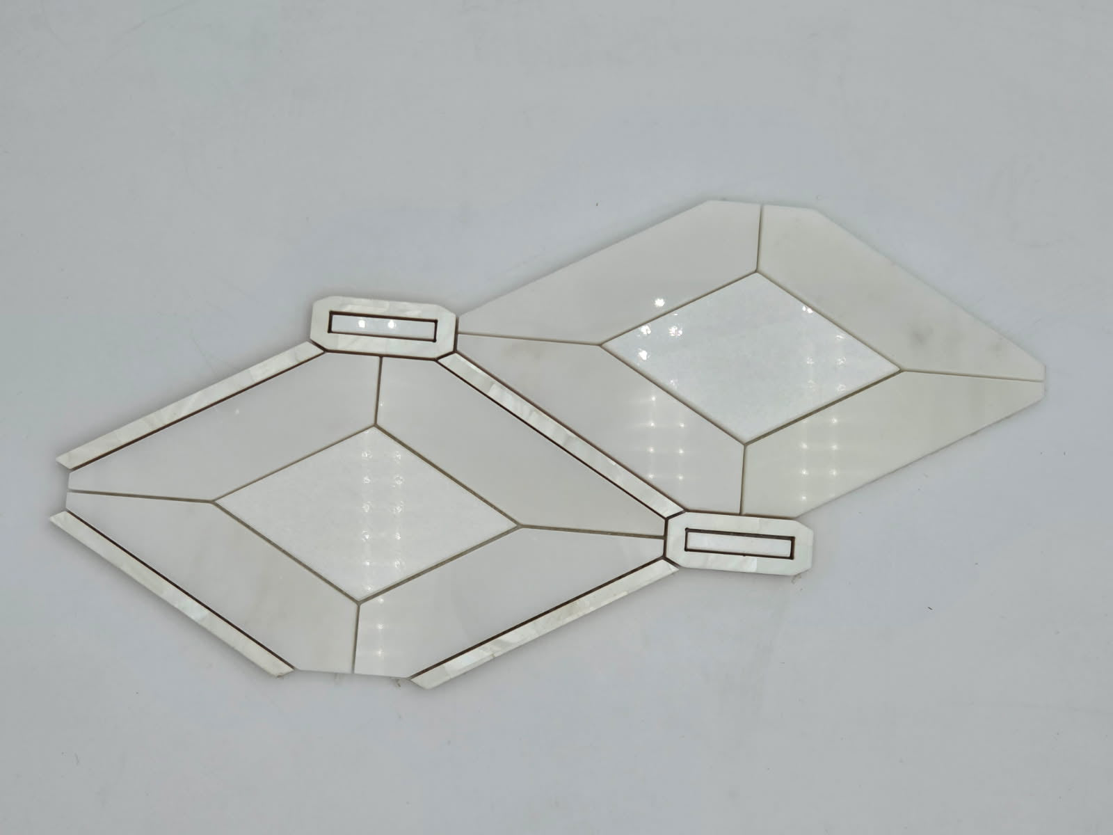 Industry Tile Natural Stone & MOP Waterjet Mosaic ( 5 pc per case) 2564